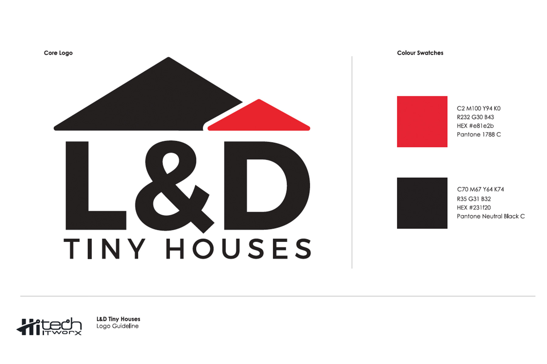 L&D Tiny Houses logo guidelines