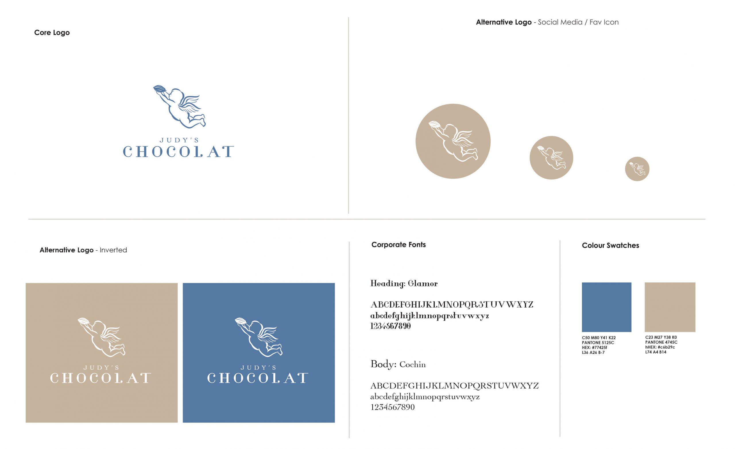 Judy Chocolat logo guidelines